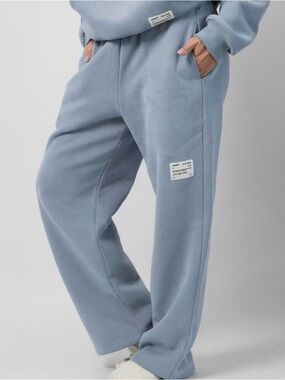 Comfrt Affirmation Collection Sweatpants Loungepants Slate Fleece Pants sz M GUC
